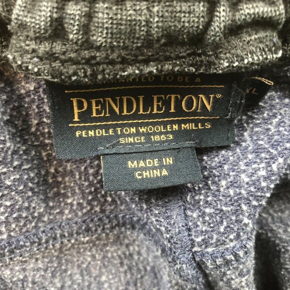 Pendleton Mens Jogger Pants Size XXL Navy Sweatpants Activewear Pull On Casual - Picture 9 of 12
